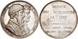 World Coins - France, Token, Société des Imprimeurs de Lyon, 1840, Silver,