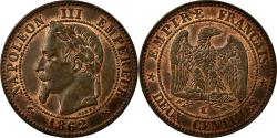World Coins - Coin, France, Napoleon III, Napoléon III, 2 Centimes, 1862, Bordeaux
