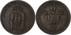 World Coins - Sweden, Oscar II, 2 Öre, 1881, Bronze, , KM:746