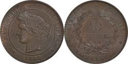 World Coins - Coin, France, Cérès, 10 Centimes, 1888, Paris, , Bronze, KM:815.1