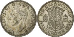 World Coins - Great Britain, George VI, 1/2 Crown, 1939, British Royal Mint, Silver