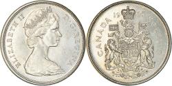 World Coins - Coin, Canada, Elizabeth II, 50 Cents, 1965, Royal Canadian Mint, Ottawa