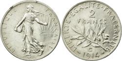 World Coins - Coin, France, Semeuse, 2 Francs, 1914, Castelsarrasin, , Silver