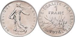 World Coins - Coin, France, Semeuse, Franc, 1974, Paris, série FDC, , Nickel