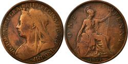 World Coins - Coin, Great Britain, Victoria, Penny, 1897, , Bronze, KM:790