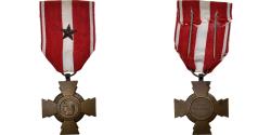 World Coins - France, Croix de la Valeur Militaire, WAR, Medal, Une Citation, Excellent
