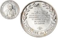 World Coins - France, Medal, The Fifth Republic, History, , Silver