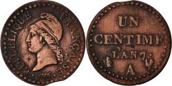 World Coins - Coin, France, Dupré, Centime, AN 7, Paris, , Bronze, KM:646
