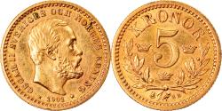 World Coins - Coin, Sweden, Oscar II, 5 Kronor, 1901, , Gold, KM:766