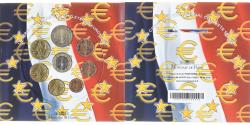 World Coins - France, Coffret 1c. à 2€, 2004, Monnaie de Paris, BU,