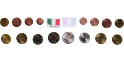 World Coins - Italy, Euro-Set, 2003, Rome,