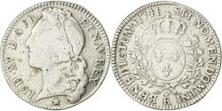 World Coins - Coin, France, Louis XV, 1/2 Écu au bandeau, 1/2 ECU, 44 Sols, 1741, Orléans