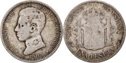 World Coins - Coin, Spain, Alfonso XIII, Peseta, 1903, Madrid, , Silver, KM:721