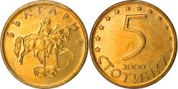 World Coins - Coin, Bulgaria, 5 Stotinki, 2000, , Brass plated steel, KM:239a