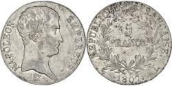 World Coins - Coin, France, Napoléon I, 5 Francs, 1807, Bayonne, , Silver, KM:673.8