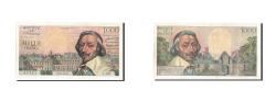 World Coins - Banknote, France, 1000 Francs, 1 000 F 1953-1957 ''Richelieu'', 1955