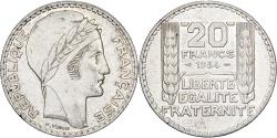 World Coins - France, 20 Francs, Turin, 1934, Paris, Silver, , Gadoury:852, KM:879