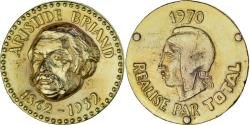 World Coins - France, Token, Collection Total, Aristide Briand, Politics, 1970,