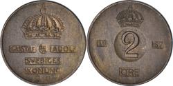 World Coins - Sweden, 2 Öre, 1957