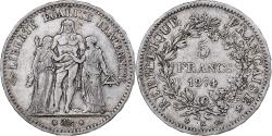 World Coins - Coin, France, Hercule, 5 Francs, 1874, Bordeaux, , Silver, KM:820.2