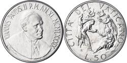 World Coins - Coin, VATICAN CITY, John Paul II, 50 Lire, 1989, FDC, , Stainless