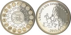 World Coins - France, Medal, L'Europe des XXVII, Veme République, 2013, Franc, essai
