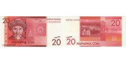 World Coins - KYRGYZSTAN, 20 Som, 2009, KM:24a, UNC(65-70)