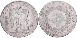 World Coins - France, Écu de 6 livres françoise, 1793 / AN II, Paris, Silver,