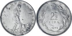 World Coins - Coin, Turkey, 2-1/2 Lira, 1973