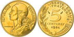 World Coins - Coin, France, Marianne, 5 Centimes, 1984, Paris, , Aluminum-Bronze