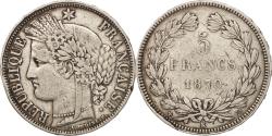 World Coins - Coin, France, Cérès, 5 Francs, 1870, Bordeaux, , Silver, KM:818.2