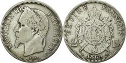 World Coins - Coin, France, Napoleon III, Napoléon III, 2 Francs, 1869, Paris,