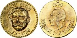 World Coins - France, Token, Collection Total, Léon Blum, 1970, Brass,