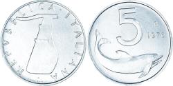 World Coins - Coin, Italy, 5 Lire, 1976, Rome, , Aluminum, KM:92