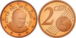 World Coins - VATICAN CITY, Benedict XVI, 2 Euro Cent, Proof, 2009, Rome, Copper Plated Steel