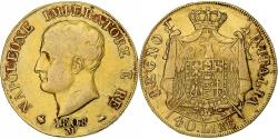 World Coins - Coin, ITALIAN STATES, KINGDOM OF NAPOLEON, Napoleon I, 40 Lire, 1808, Milan