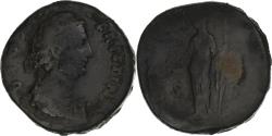 Ancient Coins - Diva Faustina I, Sestertius, 141, Rome, Bronze,