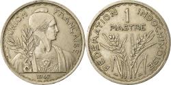 World Coins - Coin, Indochine, 1 Piastre, 1947, Paris, , Cupro-nickel, Lecompte:320