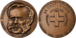 World Coins - France, Medal, Henry Dunant, la Croix Rouge, 1988, Bronze,