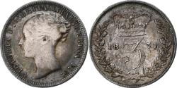 World Coins - Great Britain, Victoria, 3 Pence, 1874, Silver, , KM:730