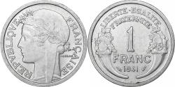 World Coins - France, Franc, Morlon, 1941, Paris, Aluminum, , Gadoury:473, KM:885a.1