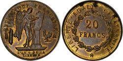 World Coins - France, Casino Token, 20 Francs, n.d., Brass covered cardboard,