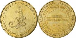 World Coins - France, Token, 17/ Zoo de la Palmyre - Girafe, 2011, Copper-nickel Aluminium