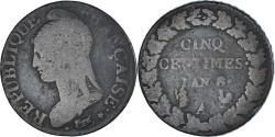 World Coins - Coin, France, Dupré, 5 Centimes, AN 8, Paris, , Bronze, KM:640.1