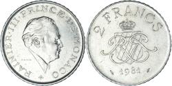 World Coins - Coin, Monaco, Rainier III, 2 Francs, 1981, , Nickel, KM:157, Gadoury:MC