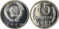 World Coins - Coin, Russia, 15 Kopeks, 1981, Saint-Petersburg, , Copper-Nickel-Zinc