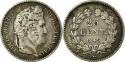 World Coins - Coin, France, Louis-Philippe, 25 Centimes, 1845, Lille, , Silver