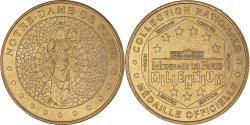 World Coins - France, Token, Touristic token, Paris - Notre Dame - Vierge à l'enfant, 2001