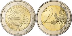 World Coins - Portugal, 2 Euro, 10 Years of Euros Cash, 2012, Lisbon, Bimetallic,