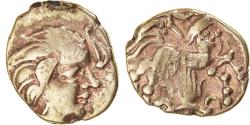Ancient Coins - Pictones, Santones, 1/4 Stater, 1st century BC, Electrum,